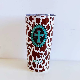 Stainless Steel Premium Vacuum Insulated Car Holder Tumbler with Leopard 3D Imprinting BPA Free manufacturer