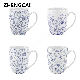  Retro Europe Flower Style Ceramic Mug with Color Box