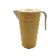 Eco-Friendly Biodegradable Bottle with Handle Bamboo Tea Kettle Plant Base Bamboo Kettle manufacturer