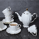  Bone China Coffee Set Tea Set Gold Decal Tea Cups with Saucers