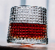 Unique Hot Selling Ribbed Crystal Rock Wine and Whiskey Glass