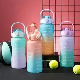  Straw Cup Ultra Capacity Big Kettle 2 Liter Sports Water Bottles