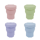  Unbreakable & Reusable 60ml Silicone Cups with Lids for Indoor & Outdoors, Non-Slip Easy Grip