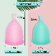 Customized Logo Medical Grade Organic Multicolor Reusable Silicone Menstrual Cup manufacturer