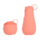  New Design Custom Silicone Collapsible Cup 500ml Foldable Sports Water Bottle