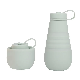  500ml Food Grade Silicone Collapsible Foldable Travel Outdoor Sports Water Bottle