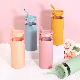  Wellfine BPA Free Wide Mouth Glass Water Bottle Travel Mug Cup