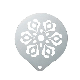  Top Quality Stainless Steel Orchid Cake Coffee Cup Pull Flower Template Mold Stencil