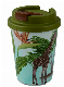 Durable BPA Free RPET Tumbler Recycled Plastic Drinking Cup Natural Fiber Coffee Mugs