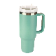  40oz Solid Double Wall Coffee Mug Insulated Tumblers Stainless Steel Mug with Straw