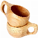 Wood Customized Bamboo Portable Wooden Cup Handle Coffee Cup