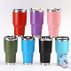  30oz FDA Double Wall 18/8 Stainless Steel Car Mug Heat Insulated Coffee Tea Beer Swig Glass Cup Tumbler Vacuum Flask Thermos Reusable Water Bottle