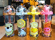  Portable Cartoon Stirring Water Bottles with Straw Plastic Kettle Shake Cup Wbb17835
