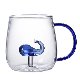  Glass Mug Single Layer Hot Coffee or Cold Juice Cup Bl19214