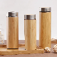 Bamboo Shell Stainless Steel Thermo Insulated Cups Tea Cups with Filter manufacturer