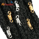  Metal Wire Spiral Tubes Dreadlocks Hair Beads for Hair Extension