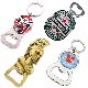 Factory Custom Made Silver Plated Metal Alloy Promotional Keyring Manufacturer Customized Culture Souvenir Gift Bespoke Beijing Opera Magnet Bottle Opener