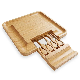  Square Cheese Board with 4 Tools Just Board Set