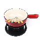 Enamel Cast Iron Melting Chocolate Cheese Fondue Set