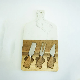  Acacia Wood and Marble Cheese Board Cutting Board and knives with Handle