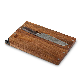  Camping Kitchen Multipurpose Foldable Wooden Chopping Board Sets with Knife