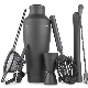 European Style Stainless Steel Matte Black Premium Cocktail Shaker manufacturer