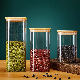  Glass Storage Jars Cereal Dispenser Jars for Spaghetti Pasta Tea Coffee Kitchen