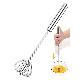  Wholesale OEM 10/12/14 Inch Semi-Automatic Egg Whisk Rotary Egg Beater Stainless Steel Multifunctional Kitchen Accessories Hand Push Whisks