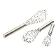Commercial Stainless Steel Heavy Stiff Wire Kitchen Egg Whisk with Hook