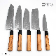  Damascus Knife /Janpanese Knife/Kitchen Knife Set with Olivewood Handle (SE-Z013)