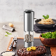  Large Capacity Stainless Steel Pepper Mill 95ml USB Charging Pepper Mill Electric Salt Pepper Grinder with LED Light