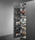  Kitchen Cabinet Hardware Accessory Cupboard Pull out Storage Rack Steel Tandem 6 Tier Pantry Basket