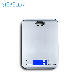  Stainless Steel Digital Kitchen Scale with Timer and Clock Function