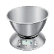  High Load-Bearing Stainless Steel Food Weight Electric Kitchen Scale with Bowl