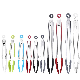  7 Inch Kitchen Tongs Silicone Tips Food Tongs for Air Fryer Liners