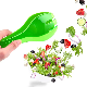  Food Serving Tong, 2-in-1 Salad Servers Plastic Tongs for Snacks Buffet Bread Salad Separating Non- Appetizer Snaps on Tongs 12 Inches (Green) Wbb12161