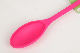  Long Pole Plastic Solid Color Salad Spoon