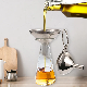  3-PCS Stainless Steel Funnels Set Salad Dressing Powder Oil Funnel