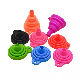 Food Grade Colorful Silicone Collapsible Kitchen Funnel