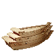 Sushi Boat Serving Tray Wooden Boat Shaped Sushi Plate