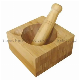 Mortar and Pestle Wooden Veggies Masher with LFGB