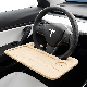  Steering Wheel Tray - Eat Lunch Comfortably in Your Car - Car Laptop Desk for Working Remotely - Fits Most Cars Including Tesla Model