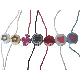  Custom Jewelry Watch Clothing Ribbon Wax Cotton Label Round Seal Hangtag Strings 3 Layer Tag and Elastic Cord Fastener for Shoes (BY80114)