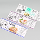  Custom High Quality Art Paper Bright Film Salad Dressing / Jam Packaging Label Sticker