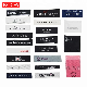  Custom Folded Garment Printed Woven Labels for Clothing