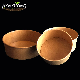  12oz 16oz Disposable Round Natural Take out Container/Salad Bowl/Soup Bowl with Heat Insulated Lids Wholesale