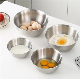  High Texture Multi Size Bowl with Scale Vegetable Basin 304/201 Stainless Steel Salad Bowl Set for Home Hotel Restaurant