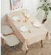  High Quality Waterproof Luxury PU Leather Fabric Silver Table Runners