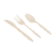 Disposable Knives and Forks Wholesale Cornstarch Degradable Tableware Take-out Fast Food and Cake Knives and Forks Spoon