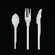 100% Biodegrad Compost Disposable PLA Knife Fork Ice Cream Tea Spoon Cutlery Set Dinnerware Tableware manufacturer